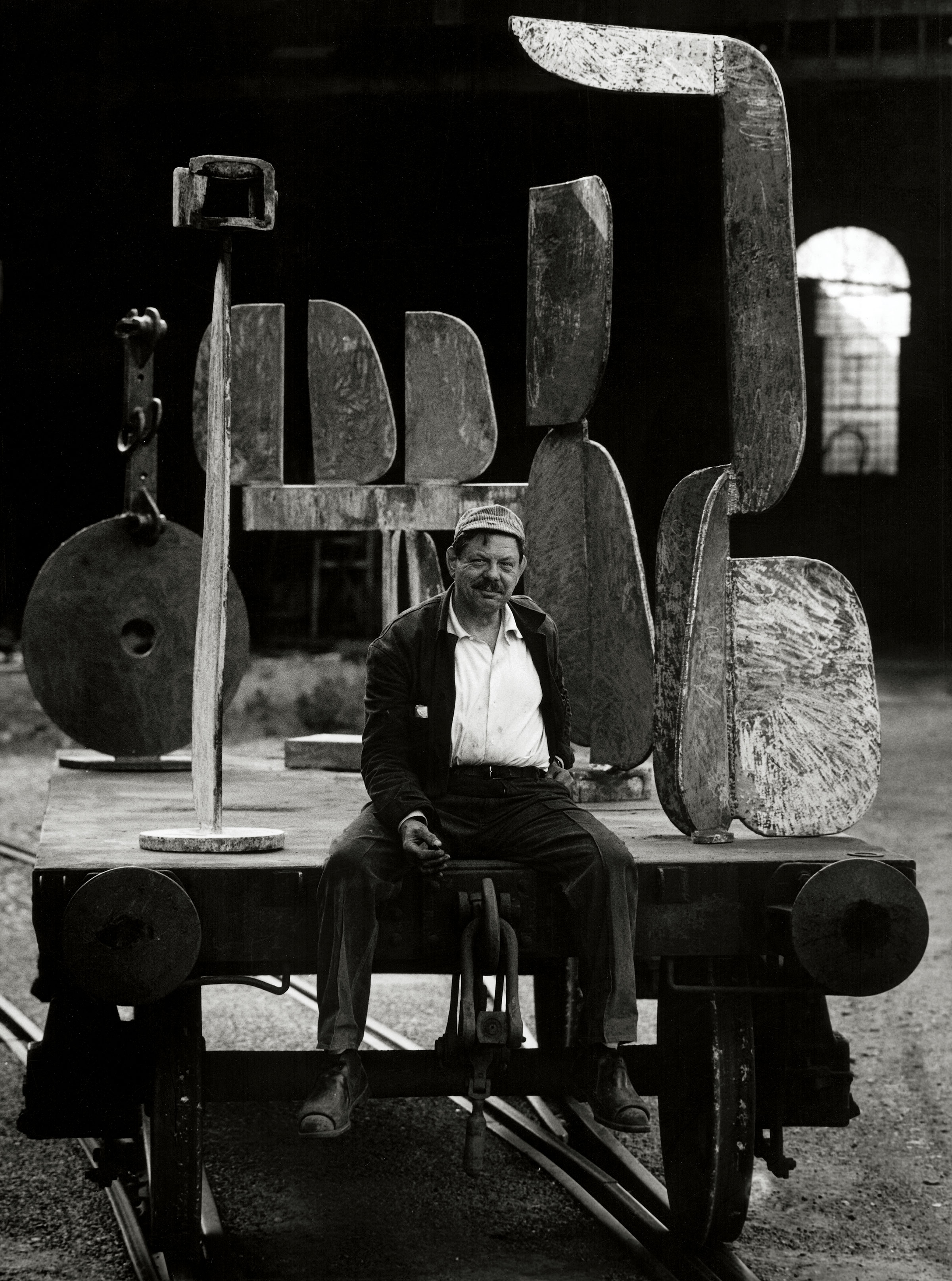 Ugo Mulas, David Smith. Sculture nella Cittu00e0, Voltri, 1962